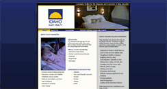 Desktop Screenshot of idahosleephealth.com